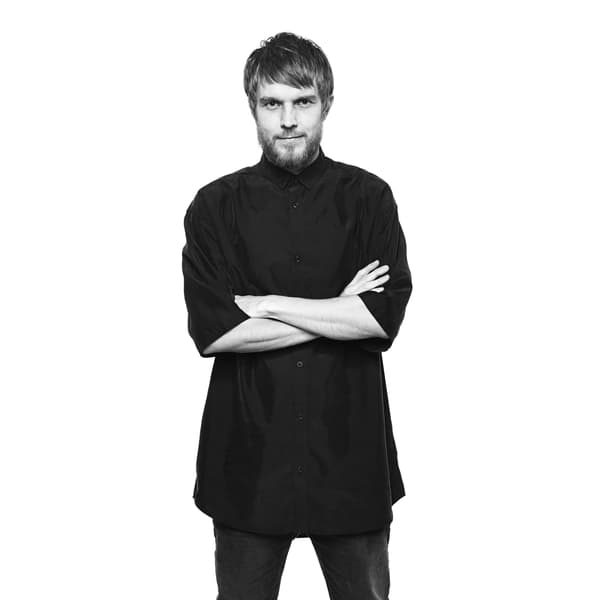 A portrait of IKEA designer Henrik Preutz.