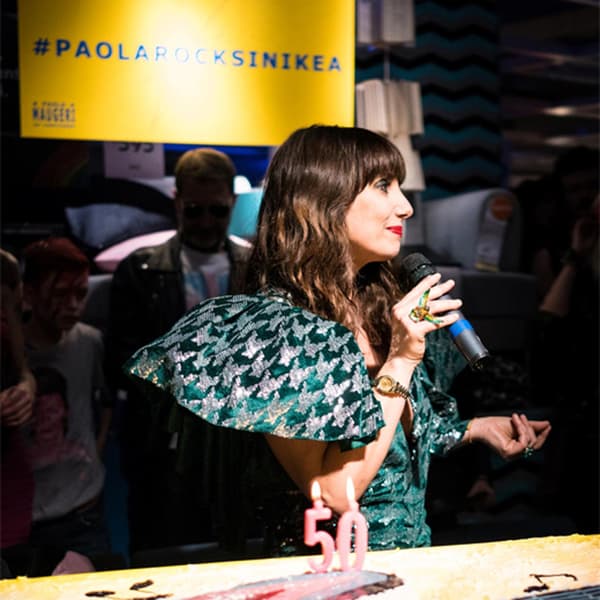A portrait of Paola Maugeri.