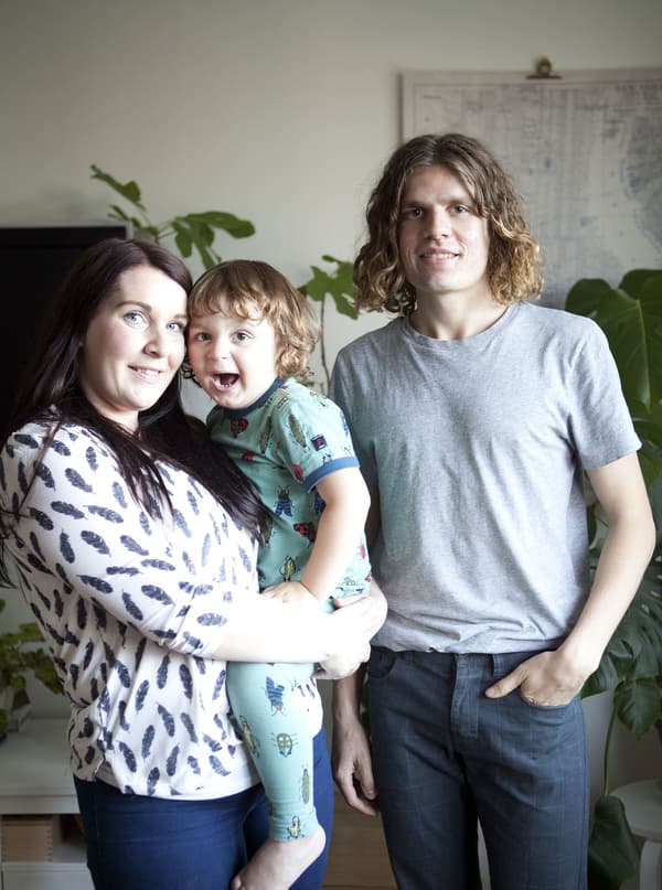 A portrait of Sebastian, Sanna and Reidar