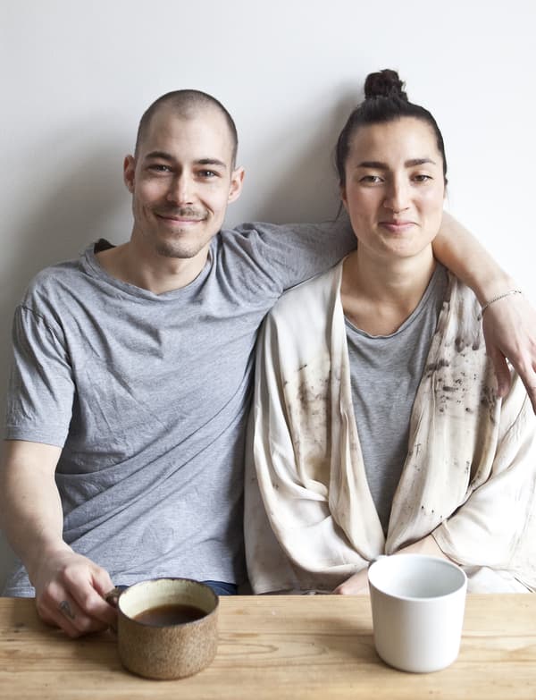 A portrait of Shalony and Niclas.