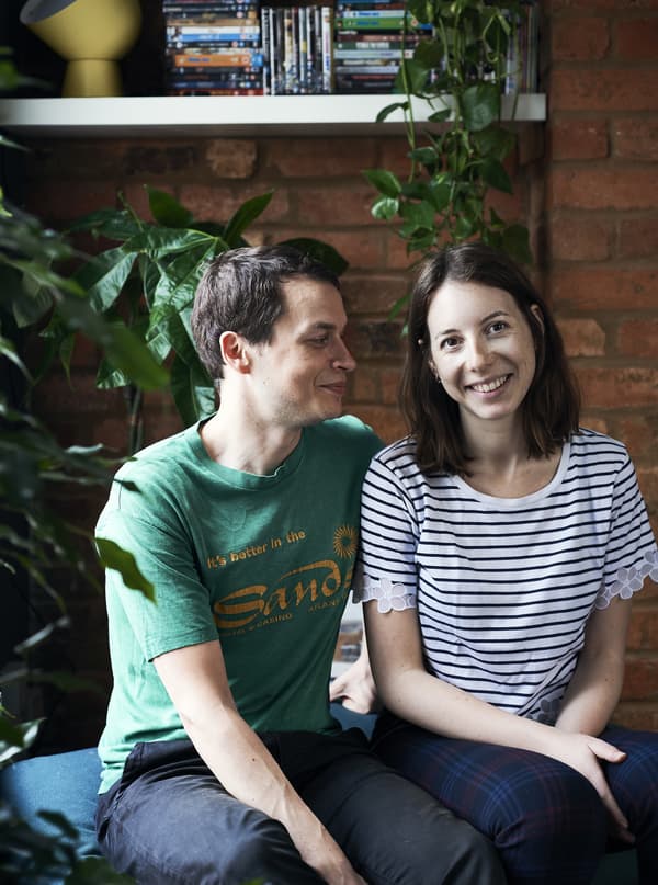A portrait of Sophie and Olly.