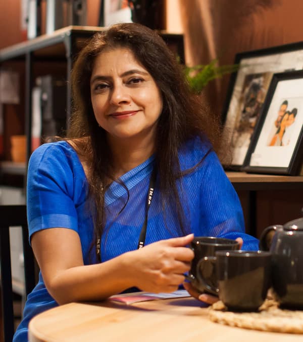A portrait Preet Duphar, IKEA India’s female chief finance officer.