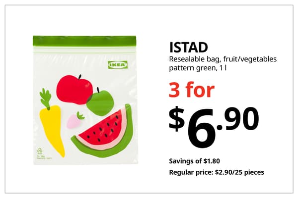 A red with white text 'New lower price' tag. Black text on image on the right that reads 