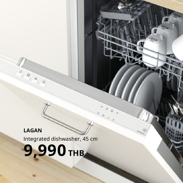 A reliable dishwasher that has all the basic functions you need to get the job done. Perfect when you are seeking everyday convenience in a smaller living space.