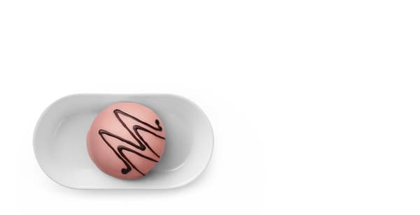 A sample portion of dessert.