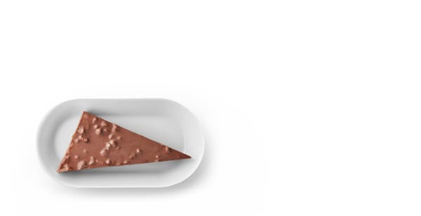 A sample portion of dessert.