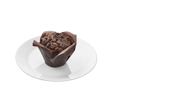 A sample portion of muffin.