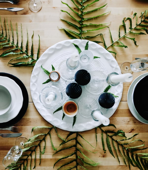 An easy and creative table setting idea IKEA