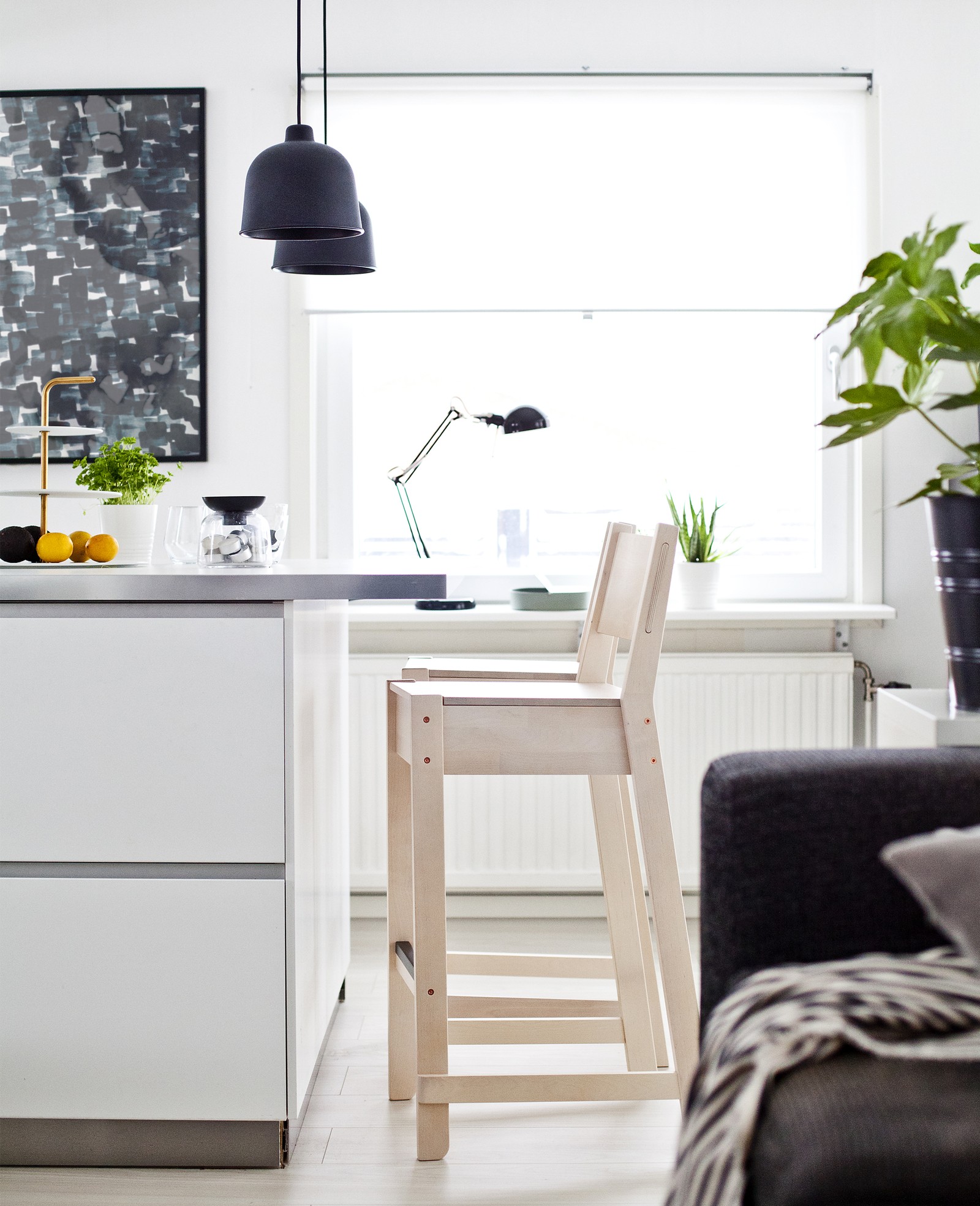 Take a tour of this monochrome, open-plan home – IKEA - IKEA