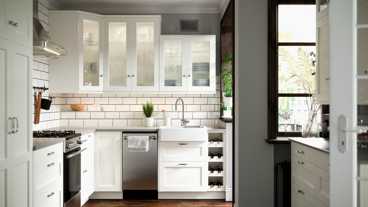 Find out about ENKÖPING white kitchen fronts IKEA CA