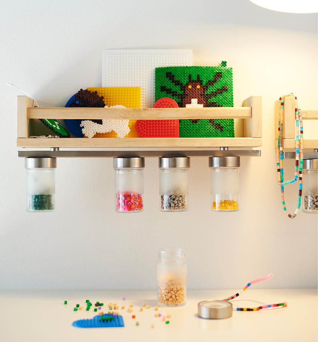 Alternate uses for an IKEA knife rack. IKEA