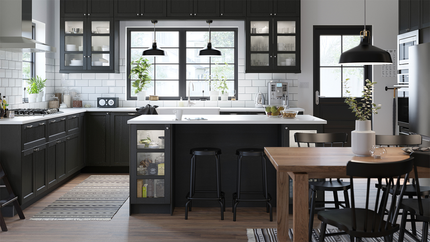 A kitchen with a classic and rustic look IKEA CA