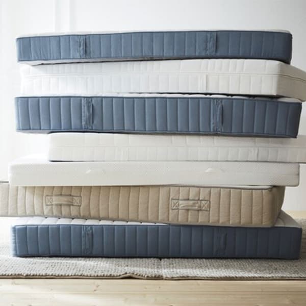 A stack of mattresses.