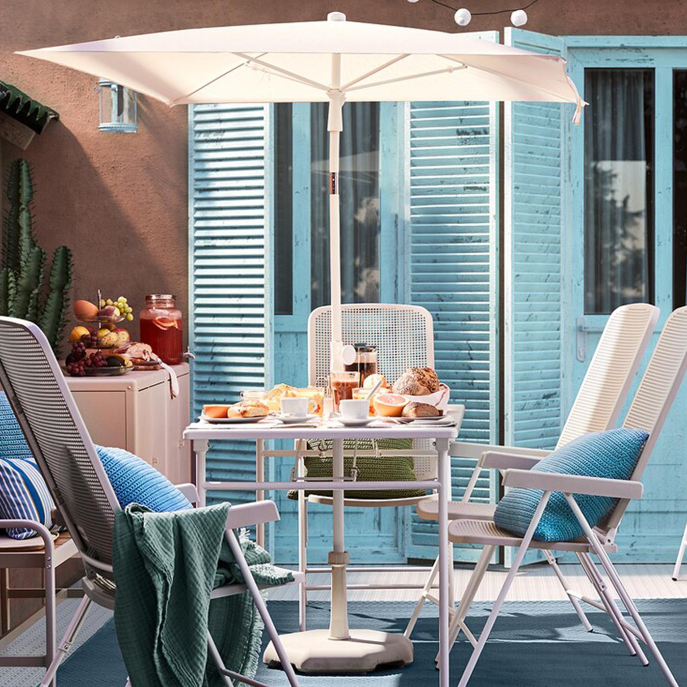 A stylish patio for chilling out and having fun