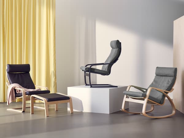 A variation of POÄNG series armchair.