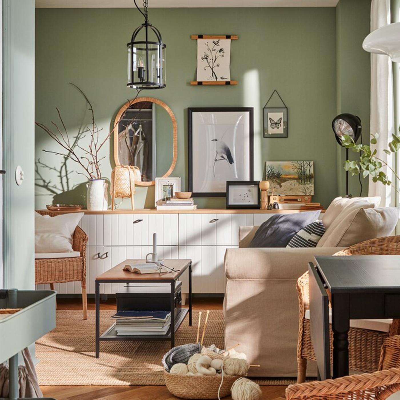 A warm and welcoming living room