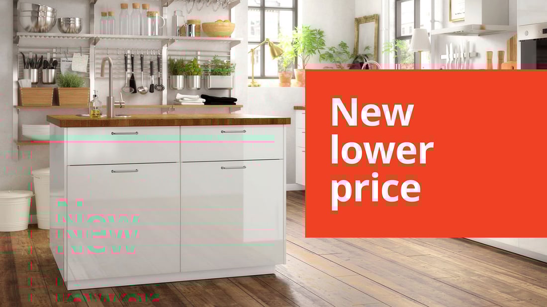 VOXTORP Highgloss White Kitchen IKEA