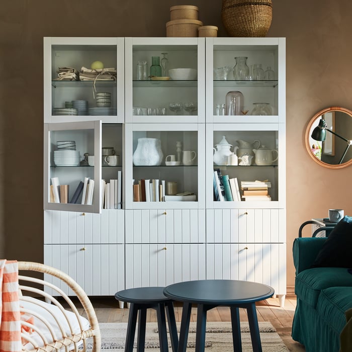 A living room with storage in stylish disguise IKEA