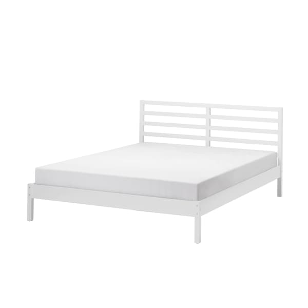 A white TARVA bed