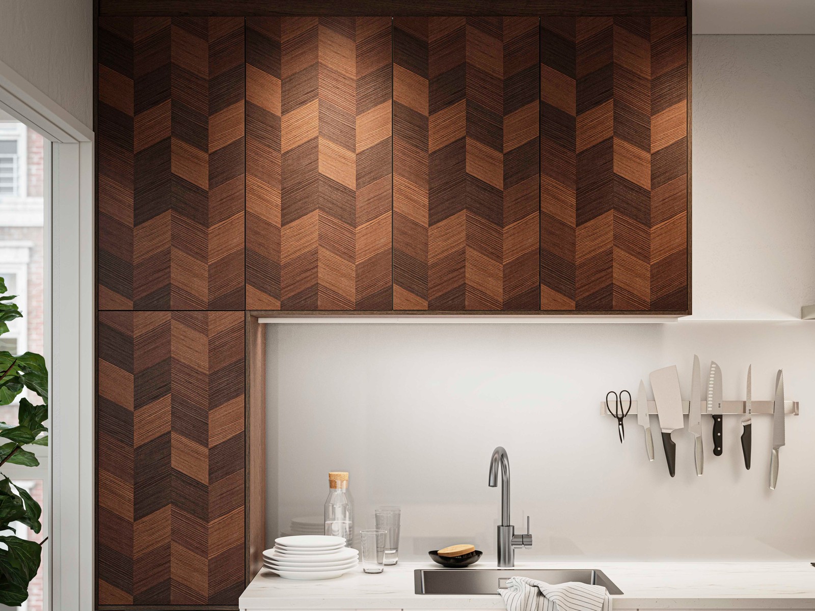 Wood Kitchen - Oak Kitchen - Brown Kitchen - IKEA Ireland