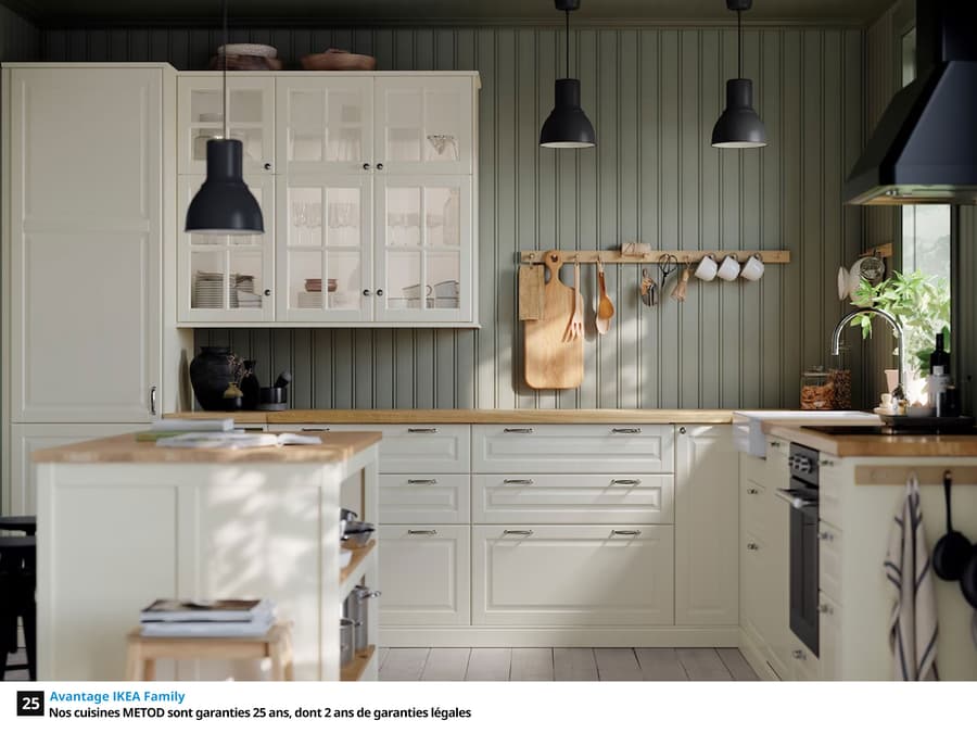 Une cuisine traditionnelle accueillante - IKEA