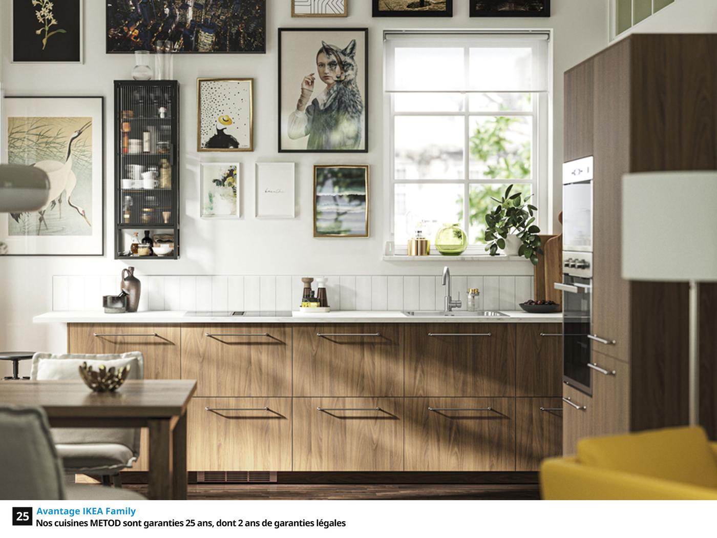 Guide façades de cuisine TISTORP en motif noyer brun IKEA