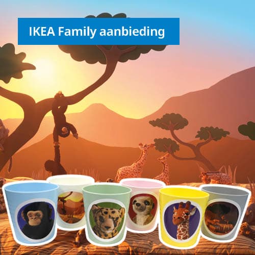 Aanbieding met bekers in het restaurant