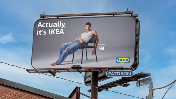 Actually, it's IKEA billboard 