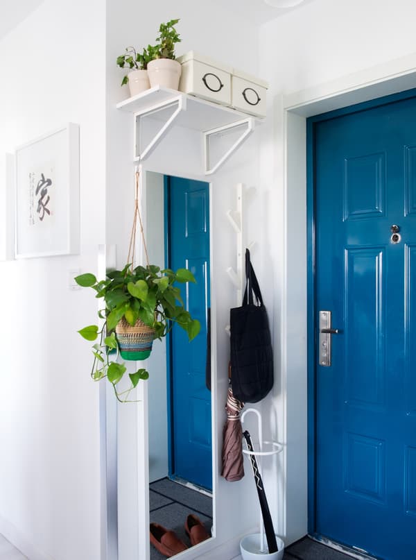 Add a storage station by the front door.