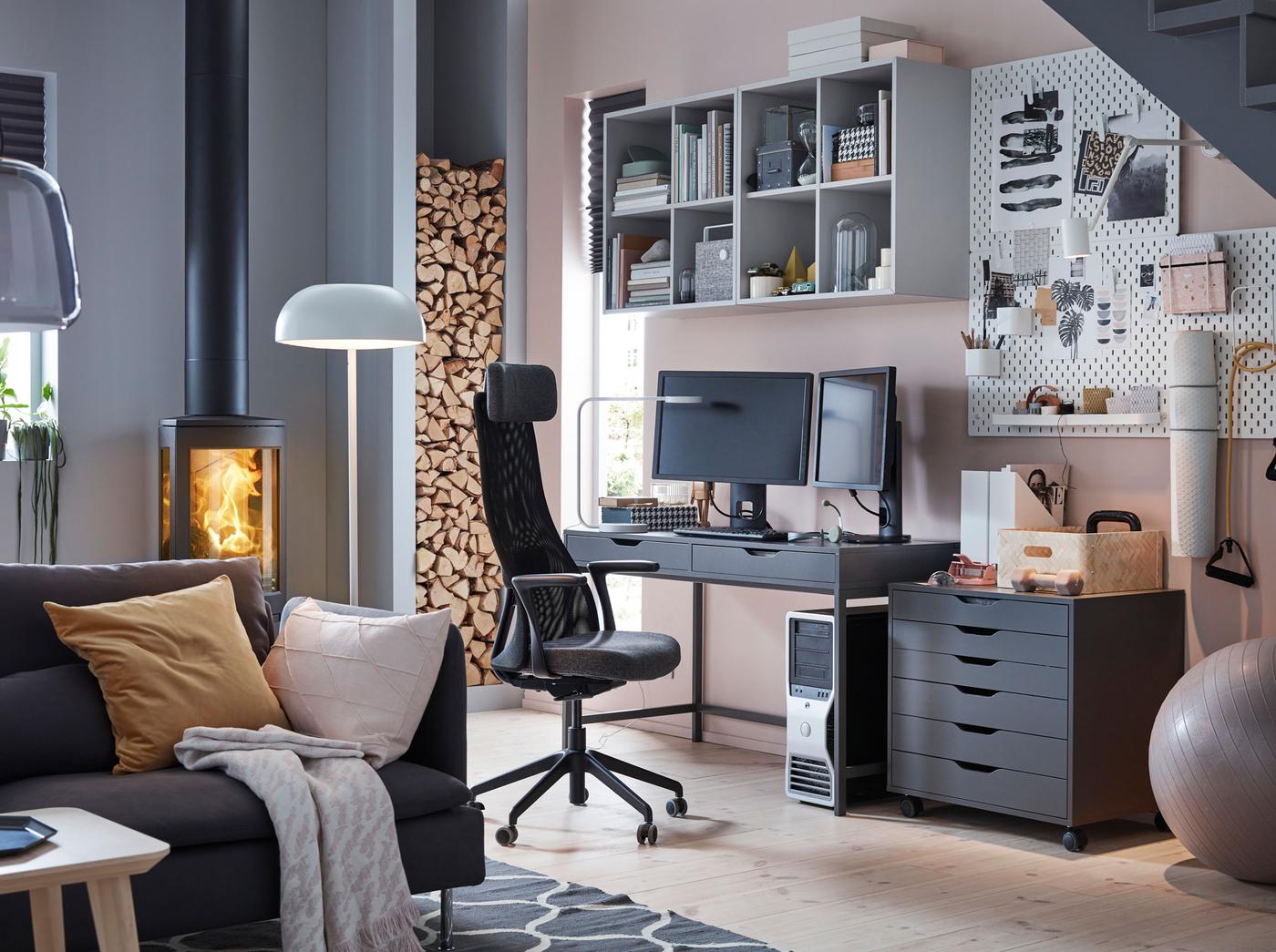 Un Bureau A Domicile Adapte Aux Hobbies Ikea Un Bureau A Domicile Adapte Aux Hobbies Ikea