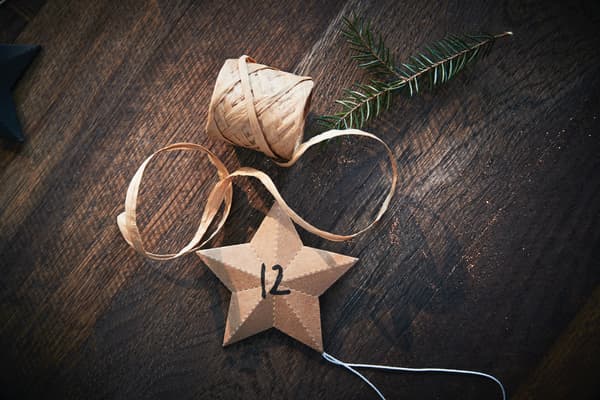 Adornos de Nadal caseiros reciclados