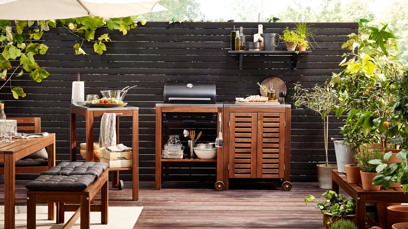 Update with new outdoor furniture IKEA