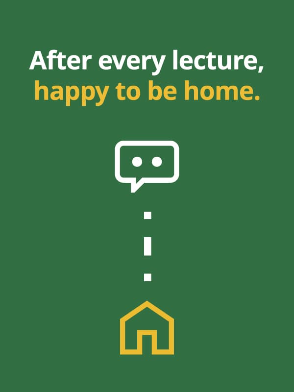 After every lecture