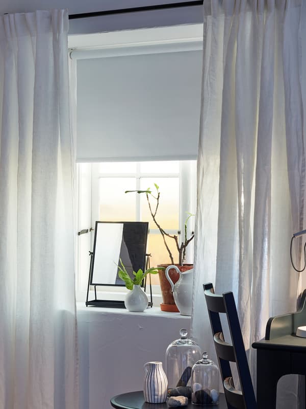 AINA curtains.