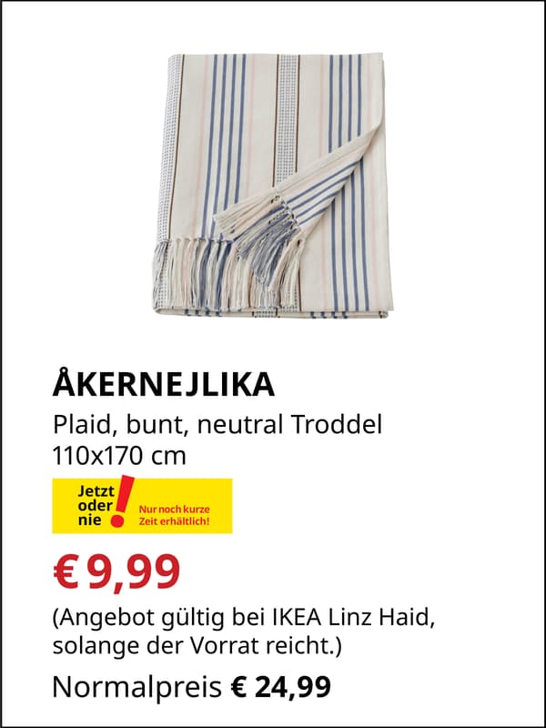ÅKERNEJLIKA, Plaid, €9,99