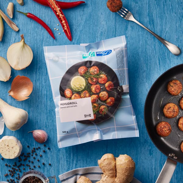 Albóndegas de salmón IKEA
