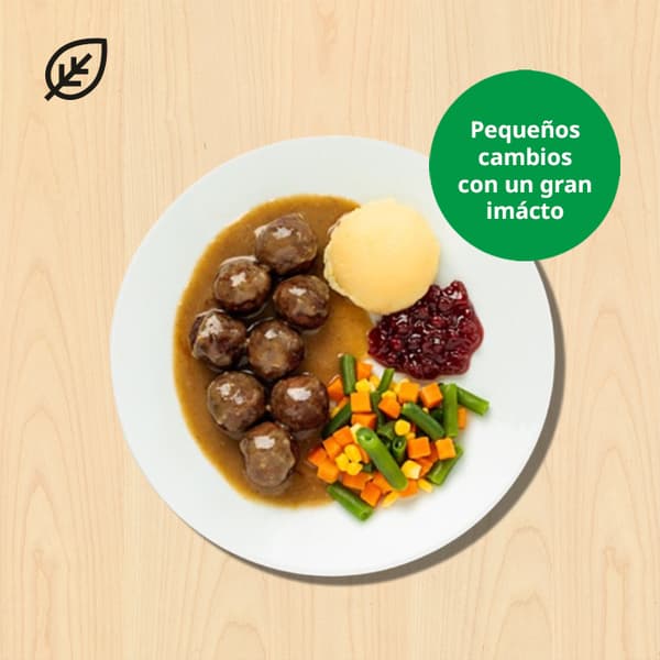 albondigas con pure