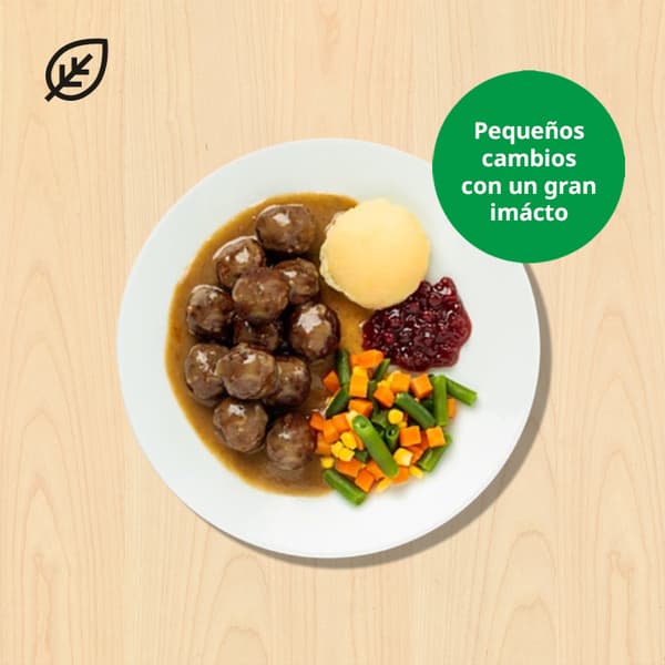 albondigas de carne con pure