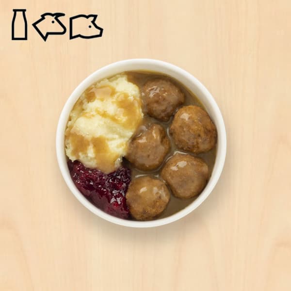 Albóndigas en vaso
5 PC servidas con puré de papa, gravy y mermelada de arándano sueco.
$50
