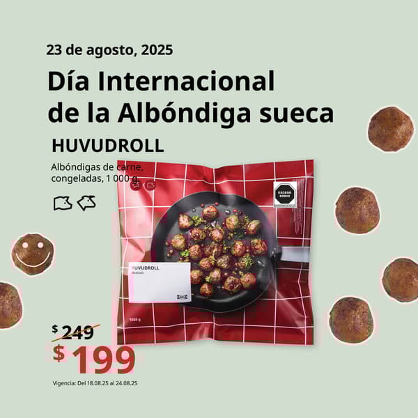Albóndigas suecas de carne
