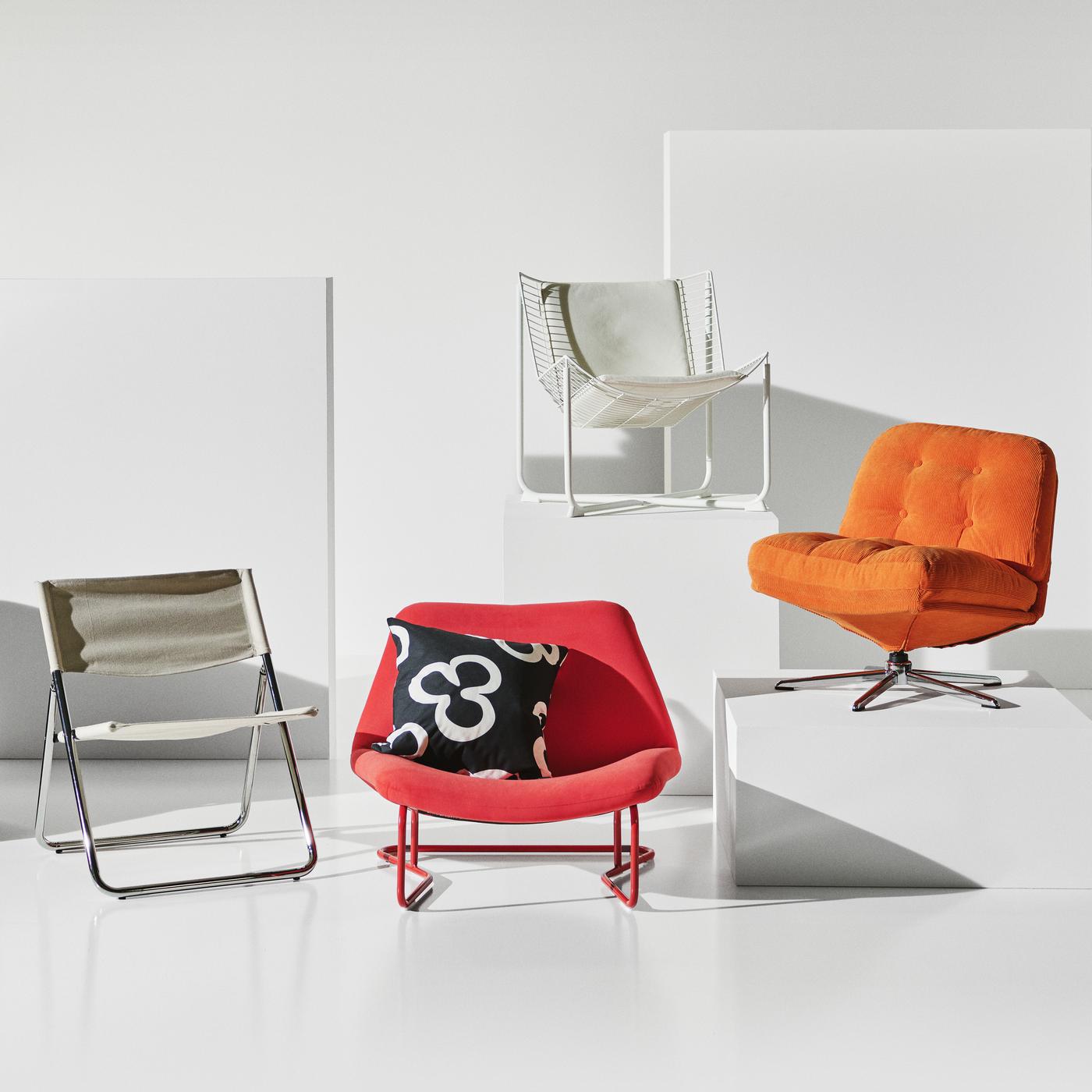 Alcuni prodotti delle varie collezioni IKEA