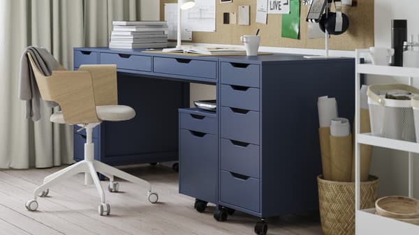 ALEX Schreibtisch in einem Home-Office