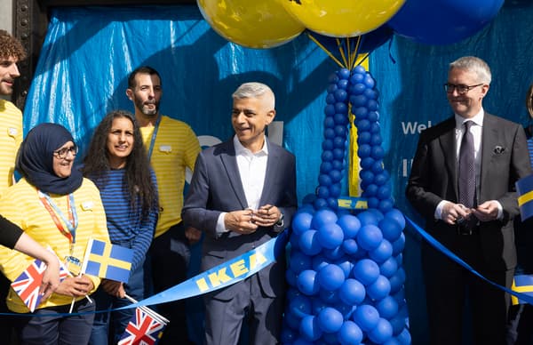 All set to cut the ribbon