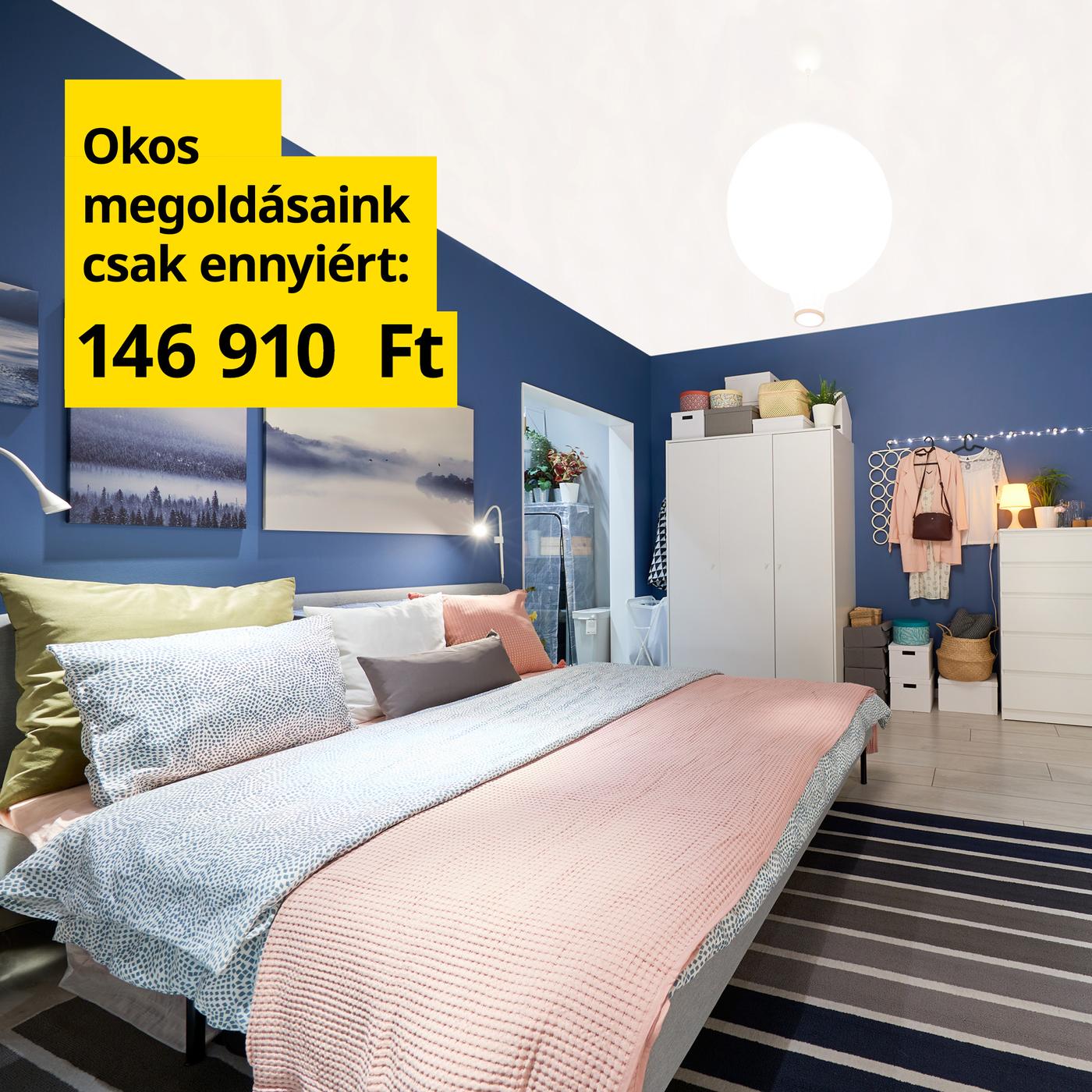 Álmaid hálószobája kevés pénzből.