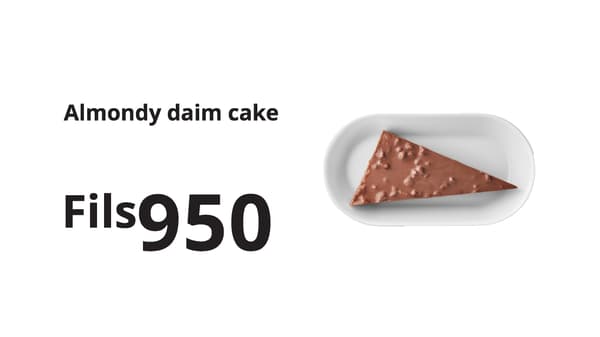 Almondy daim cake