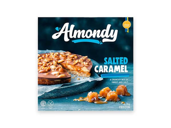 Almondy Salted Caramel Cake