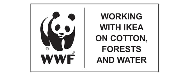 ALT World Wildlife Fund, suradnja s tvrtkom IKEA na pamuku, šumama i vodi, logotip.