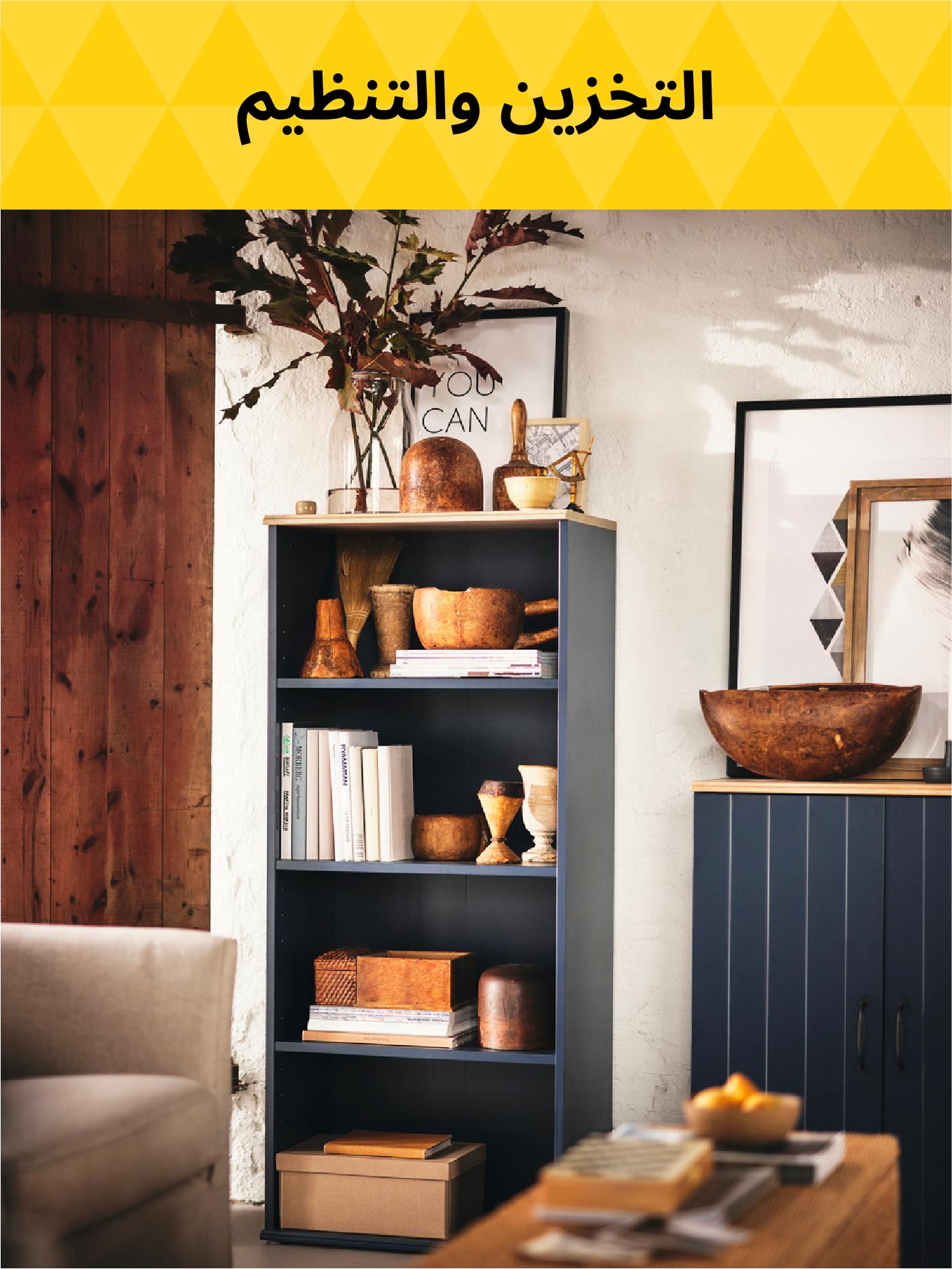 ألتخزين والتنظيم