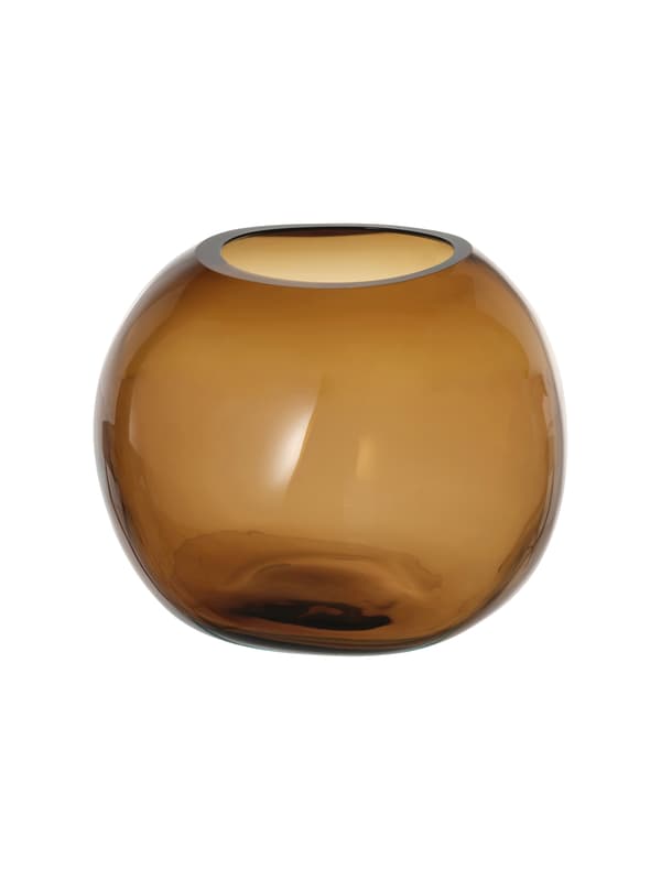 Amber IKEA STOCKHOLM 2025 round vase