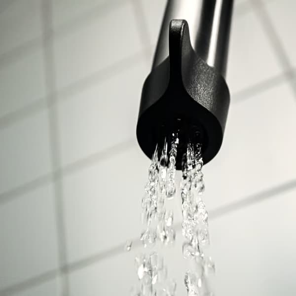 An ÅBÄCKEN mist nozzle for mixer tap